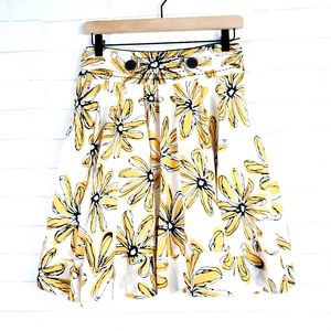 3/$25 Forever 21 yellow floral skirt | Size S